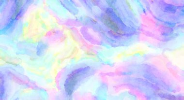 Modern fırça darbeleri. Poster, duvar sanatı, afiş, kart, kitap kapağı veya ambalaj için rahatlatıcı kompozisyonun yumuşak renkli çizimi. Pastel renklerle suluboya.