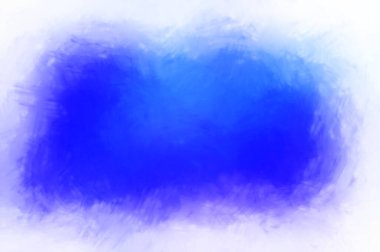 Vahşi ve büyük fırça darbeleri. Beyaz arka planda fırçalanmış soyut resim. Fırça darbesi ile boyanmış. Boya darbeleri. 2B Görüntü.