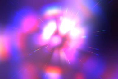 Parlak, canlı ve renkli duvar kağıtları. Parlayan parçacıkları ve çizgileri olan ışık patlaması yıldızı. Güzel soyut ışın arkaplanı.