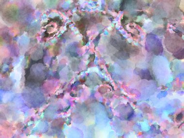 Modern fırça darbeleri. Poster, duvar sanatı, afiş, kart, kitap kapağı veya ambalaj için rahatlatıcı kompozisyonun yumuşak renkli çizimi. Pastel renklerle suluboya.