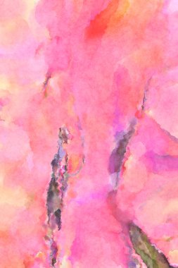 Modern fırça darbeleri. Poster, duvar sanatı, afiş, kart, kitap kapağı veya ambalaj için rahatlatıcı kompozisyonun yumuşak renkli çizimi. Pastel renklerle suluboya.