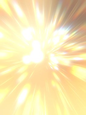 Parlak, canlı ve renkli duvar kağıtları. Parlayan parçacıkları ve çizgileri olan ışık patlaması yıldızı. Güzel soyut ışın arkaplanı.