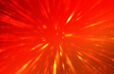 Parlak, canlı ve renkli duvar kağıtları. Parlayan parçacıkları ve çizgileri olan ışık patlaması yıldızı. Güzel soyut ışın arkaplanı.