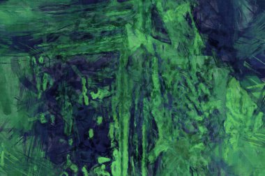 Kaos duvarı sanatı. Sanatsal canlılık ve renkli duvar kâğıdı. Kaotik resim. Taranmış Boyalı Soyut Arkaplan. Fırça darbesi ile boyanmış. Tuval üzerinde etkileyici fırçalanmış resim