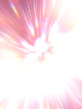 Parlak, canlı ve renkli duvar kağıtları. Parlayan parçacıkları ve çizgileri olan ışık patlaması yıldızı. Güzel soyut ışın arkaplanı.