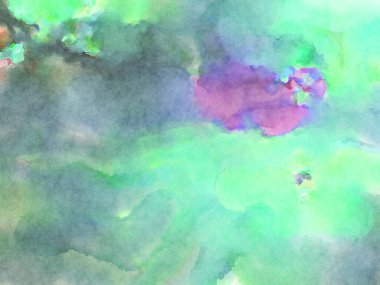 Modern fırça darbeleri. Poster, duvar sanatı, afiş, kart, kitap kapağı veya ambalaj için rahatlatıcı kompozisyonun yumuşak renkli çizimi. Pastel renklerle suluboya.