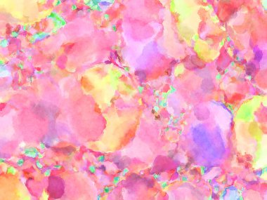 Modern fırça darbeleri. Poster, duvar sanatı, afiş, kart, kitap kapağı veya ambalaj için rahatlatıcı kompozisyonun yumuşak renkli çizimi. Pastel renklerle suluboya.