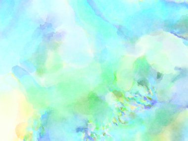 Modern fırça darbeleri. Poster, duvar sanatı, afiş, kart, kitap kapağı veya ambalaj için rahatlatıcı kompozisyonun yumuşak renkli çizimi. Pastel renklerle suluboya.