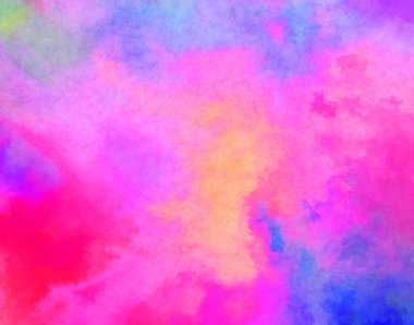 Modern fırça darbeleri. Poster, duvar sanatı, afiş, kart, kitap kapağı veya ambalaj için rahatlatıcı kompozisyonun yumuşak renkli çizimi. Pastel renklerle suluboya.