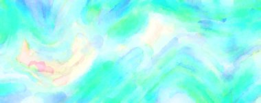 Modern fırça darbeleri. Poster, duvar sanatı, afiş, kart, kitap kapağı veya ambalaj için rahatlatıcı kompozisyonun yumuşak renkli çizimi. Pastel renklerle suluboya.