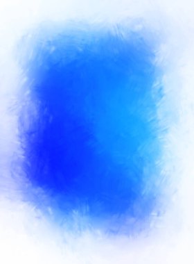 Vahşi ve büyük fırça darbeleri. Beyaz arka planda fırçalanmış soyut resim. Fırça darbesi ile boyanmış. Boya darbeleri. 2B Görüntü.