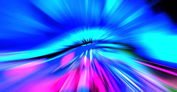 Fast High Speed Blur Zoom Background Light Technology Abstract Wallpaper — Stock Photo, Image