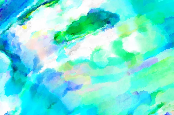 Modern Brush Strokes Painting Soft Color Painted Illustration Soothing Composition — Stock Photo, Image