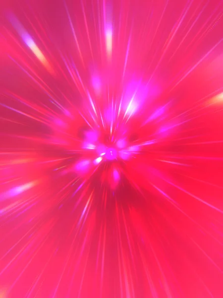 Glossy Vibrant Colorful Wallpaper Light Explosion Star Glowing Particles Lines — Stock Photo, Image