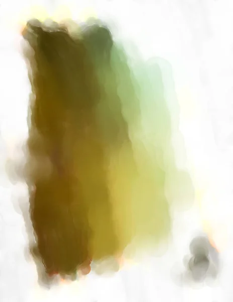 Αφηρημένη Πολύχρωμο Πλαίσιο Ακουαρέλα Απομονώνονται Λευκό Φόντο Ψηφιακή Ζωγραφική Τέχνης — Φωτογραφία Αρχείου