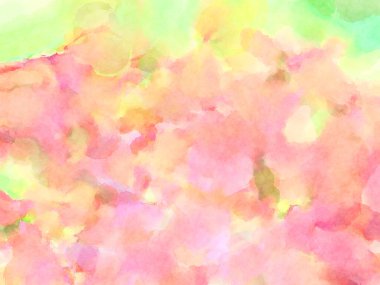 Modern fırça darbeleri. Poster, duvar sanatı, afiş, kart, kitap kapağı veya ambalaj için rahatlatıcı kompozisyonun yumuşak renkli çizimi. Pastel renklerle suluboya.