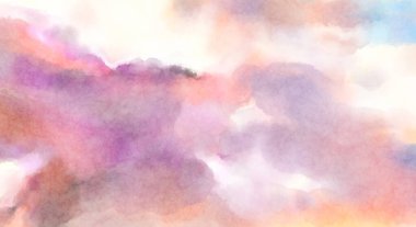 Modern fırça darbeleri. Poster, duvar sanatı, afiş, kart, kitap kapağı veya ambalaj için rahatlatıcı kompozisyonun yumuşak renkli çizimi. Pastel renklerle suluboya.