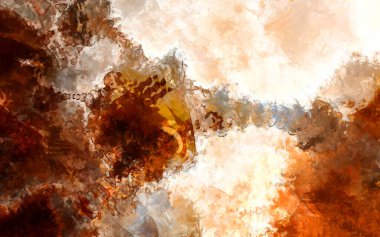 Tuval üzerinde etkileyici fırçalanmış resim. Soyut doku. 2D çizim. Geniş fırça darbeleri. Modern dijital sanat. Çağdaş fırça. Modern ifade. Popüler biçim boyanmış resim.