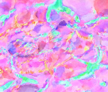 Modern fırça darbeleri. Poster, duvar sanatı, afiş, kart, kitap kapağı veya ambalaj için rahatlatıcı kompozisyonun yumuşak renkli çizimi. Pastel renklerle suluboya.