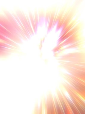 Parlak, canlı ve renkli duvar kağıtları. Parlayan parçacıkları ve çizgileri olan ışık patlaması yıldızı. Güzel soyut ışın arkaplanı.