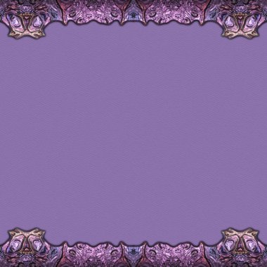 Çerçeve kağıdı. Kart, davetiye ya da albüm olarak harika bir kullanım. Fantezi 3D çizim arka planı. Zarif duvar kâğıdı. Metnin için şablon.