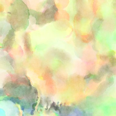 Modern fırça darbeleri. Poster, duvar sanatı, afiş, kart, kitap kapağı veya ambalaj için rahatlatıcı kompozisyonun yumuşak renkli çizimi. Pastel renklerle suluboya.