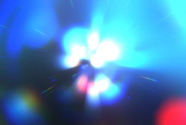 Parlak, canlı ve renkli duvar kağıtları. Parlayan parçacıkları ve çizgileri olan ışık patlaması yıldızı. Güzel soyut ışın arkaplanı.