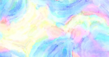 Modern fırça darbeleri. Poster, duvar sanatı, afiş, kart, kitap kapağı veya ambalaj için rahatlatıcı kompozisyonun yumuşak renkli çizimi. Pastel renklerle suluboya.