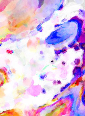 Modern fırça darbeleri. Poster, duvar sanatı, afiş, kart, kitap kapağı veya ambalaj için rahatlatıcı kompozisyonun yumuşak renkli çizimi. Pastel renklerle suluboya.