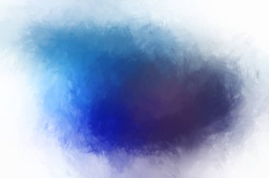 Vahşi ve büyük fırça darbeleri. Beyaz arka planda fırçalanmış soyut resim. Fırça darbesi ile boyanmış. Boya darbeleri. 2B Görüntü.