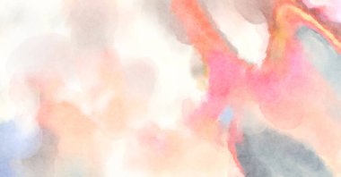 Modern fırça darbeleri. Poster, duvar sanatı, afiş, kart, kitap kapağı veya ambalaj için rahatlatıcı kompozisyonun yumuşak renkli çizimi. Pastel renklerle suluboya.