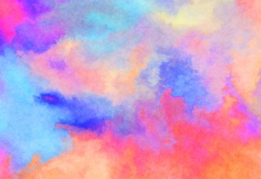 Modern fırça darbeleri. Poster, duvar sanatı, afiş, kart, kitap kapağı veya ambalaj için rahatlatıcı kompozisyonun yumuşak renkli çizimi. Pastel renklerle suluboya.