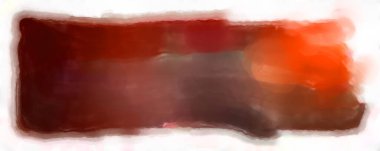 Soyut renkli suluboya çerçeve beyaz arkaplanda izole edildi. Dijital resim. Tasarım veya metnin için fırça şablonu.