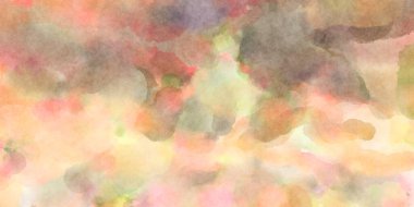 Modern fırça darbeleri. Poster, duvar sanatı, afiş, kart, kitap kapağı veya ambalaj için rahatlatıcı kompozisyonun yumuşak renkli çizimi. Pastel renklerle suluboya.