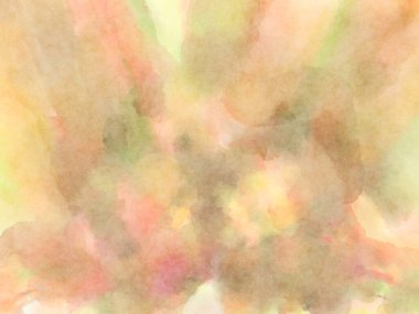 Modern fırça darbeleri. Poster, duvar sanatı, afiş, kart, kitap kapağı veya ambalaj için rahatlatıcı kompozisyonun yumuşak renkli çizimi. Pastel renklerle suluboya.