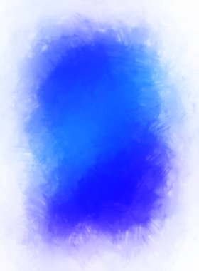 Vahşi ve büyük fırça darbeleri. Beyaz arka planda fırçalanmış soyut resim. Fırça darbesi ile boyanmış. Boya darbeleri. 2B Görüntü.