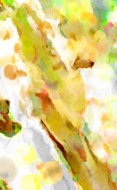 Modern fırça darbeleri. Poster, duvar sanatı, afiş, kart, kitap kapağı veya ambalaj için rahatlatıcı kompozisyonun yumuşak renkli çizimi. Pastel renklerle suluboya.