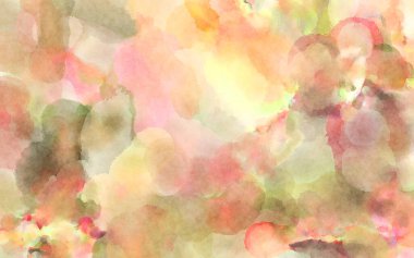 Modern fırça darbeleri. Poster, duvar sanatı, afiş, kart, kitap kapağı veya ambalaj için rahatlatıcı kompozisyonun yumuşak renkli çizimi. Pastel renklerle suluboya.