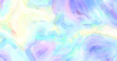 Modern fırça darbeleri. Poster, duvar sanatı, afiş, kart, kitap kapağı veya ambalaj için rahatlatıcı kompozisyonun yumuşak renkli çizimi. Pastel renklerle suluboya.