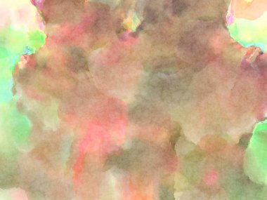 Modern fırça darbeleri. Poster, duvar sanatı, afiş, kart, kitap kapağı veya ambalaj için rahatlatıcı kompozisyonun yumuşak renkli çizimi. Pastel renklerle suluboya.