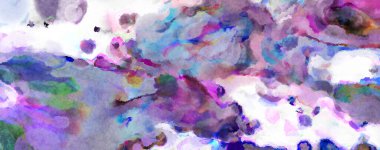 Modern fırça darbeleri. Poster, duvar sanatı, afiş, kart, kitap kapağı veya ambalaj için rahatlatıcı kompozisyonun yumuşak renkli çizimi. Pastel renklerle suluboya.