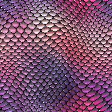 Kusursuz bir fantezi modeli. Sürüngen dokusu. Renkli ve canlı fayanslar. Egzotik fayanslı yüzey. Doğa baskısı.