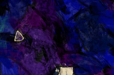 Kaos duvarı sanatı. Sanatsal canlılık ve renkli duvar kâğıdı. Kaotik resim. Taranmış Boyalı Soyut Arkaplan. Fırça darbesi ile boyanmış. Tuval üzerinde etkileyici fırçalanmış resim