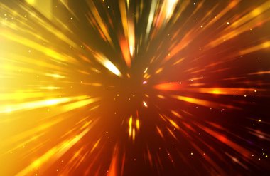 Parlak, canlı ve renkli duvar kağıtları. Parlayan parçacıkları ve çizgileri olan ışık patlaması yıldızı. Güzel soyut ışın arkaplanı.