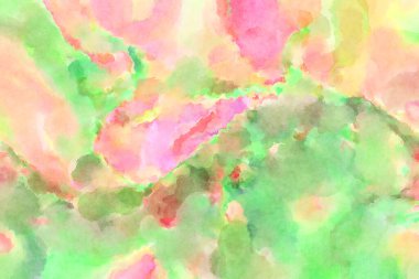 Modern fırça darbeleri. Poster, duvar sanatı, afiş, kart, kitap kapağı veya ambalaj için rahatlatıcı kompozisyonun yumuşak renkli çizimi. Pastel renklerle suluboya.