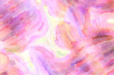 Modern fırça darbeleri. Poster, duvar sanatı, afiş, kart, kitap kapağı veya ambalaj için rahatlatıcı kompozisyonun yumuşak renkli çizimi. Pastel renklerle suluboya.