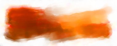 Soyut renkli suluboya çerçeve beyaz arkaplanda izole edildi. Dijital resim. Tasarım veya metnin için fırça şablonu.