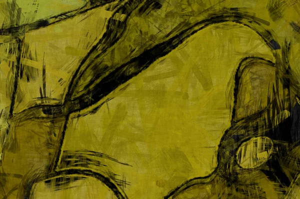 Kaos Väggkonst Konstnärlig Pulserande Och Färgglada Tapeter Kaotisk Målning Borstad — Stockfoto
