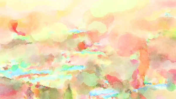 Modern Brush Strokes Painting Soft Color Painted Illustration Soothing Composition — Stock Photo, Image