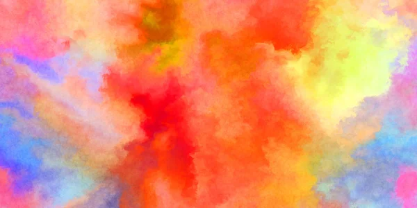 Moderne Penseelstreken Schilderen Zachte Kleur Geschilderde Illustratie Van Rustgevende Compositie — Stockfoto